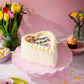 Patisserie Valerie's handmade Vintage Mother's Day Heart Cake cake delivery 