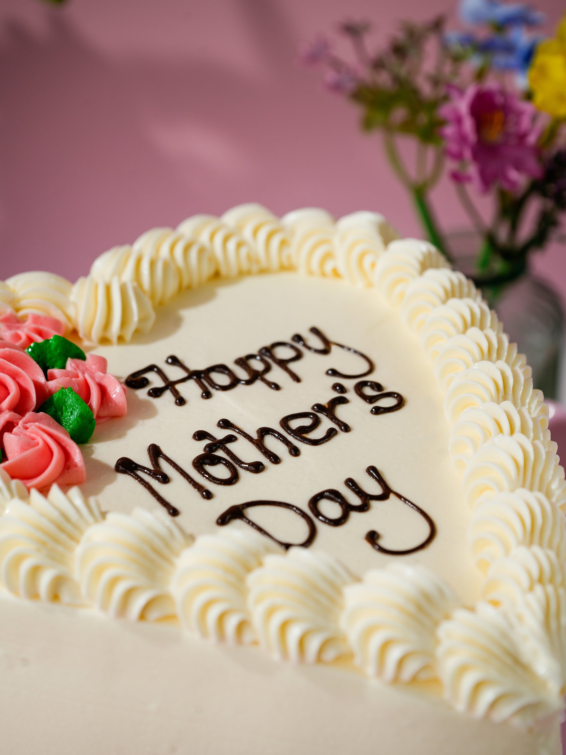 Patisserie Valerie's handmade Vintage Mother's Day Heart Cake cake delivery 