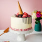 Patisserie Valerie's handmade 18th Birthday Cake Bundle - Ice Cream Cone Drip Cake cake delivery 