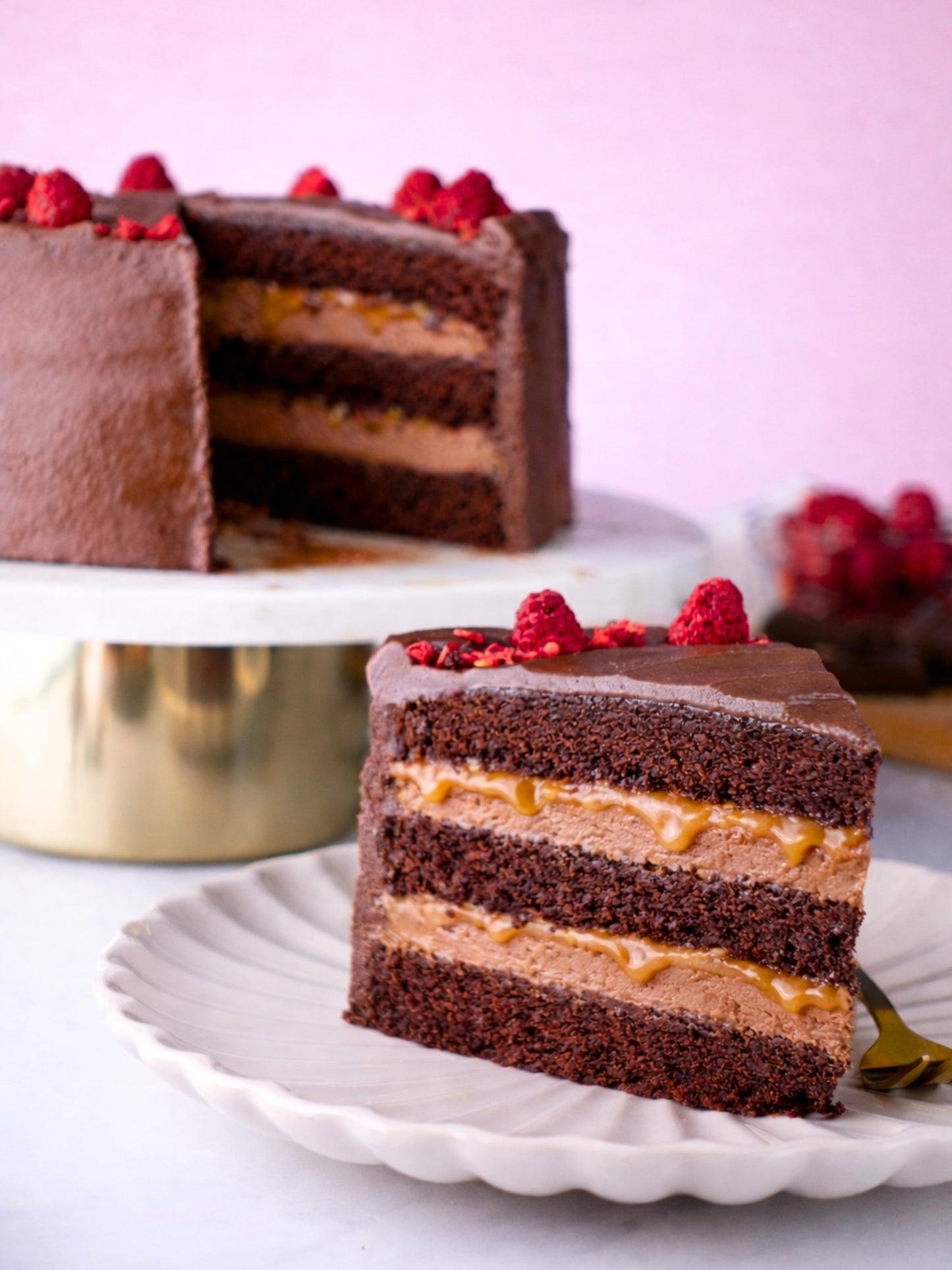 Chocolate Fudge Cake (Ve)