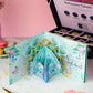 Patisserie Valerie's handmade 3D Pop-Up Chocolate Happy Birthday Card - Peacock cake delivery 