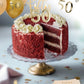 50th Birthday Cake Bundle - Red Velvet Cake - Patisserie Valerie