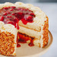 Patisserie Valerie's handmade 70th Birthday Cake Bundle - Strawberry Gateau cake delivery 