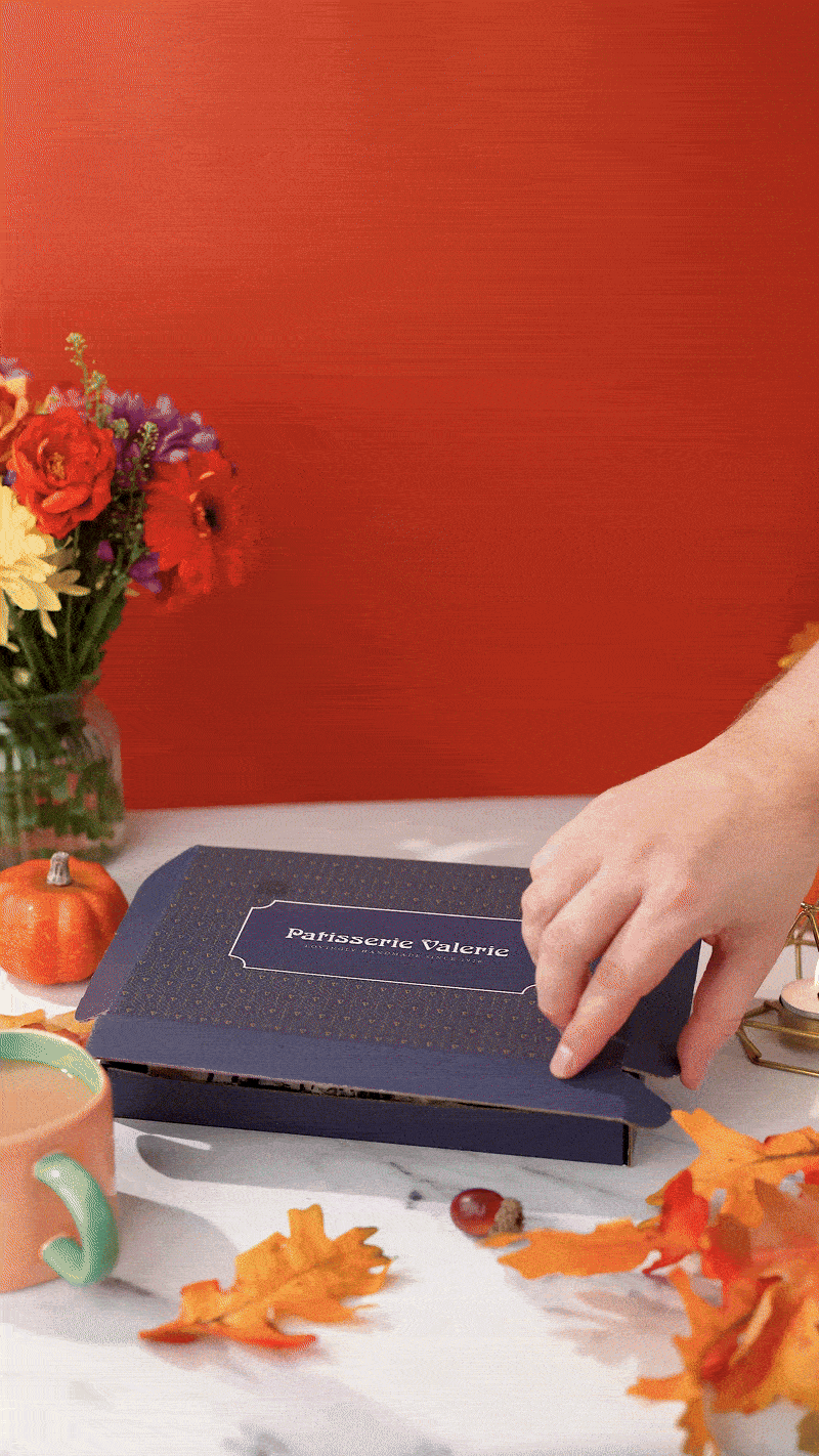 Patisserie Valerie's handmade Deluxe Autumn Brownies cake delivery 