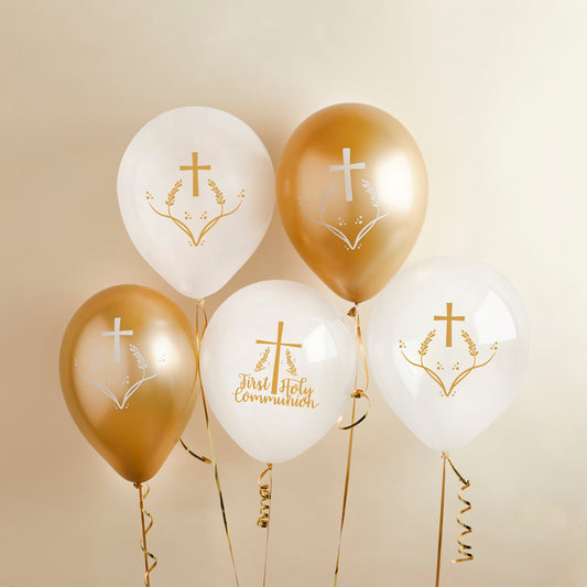 Communion 12" Latex Balloons - Pack of 5