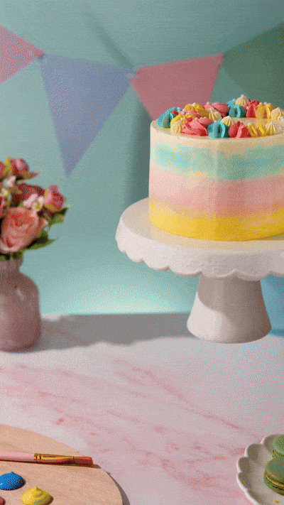 Pastel Dream Celebration Cake