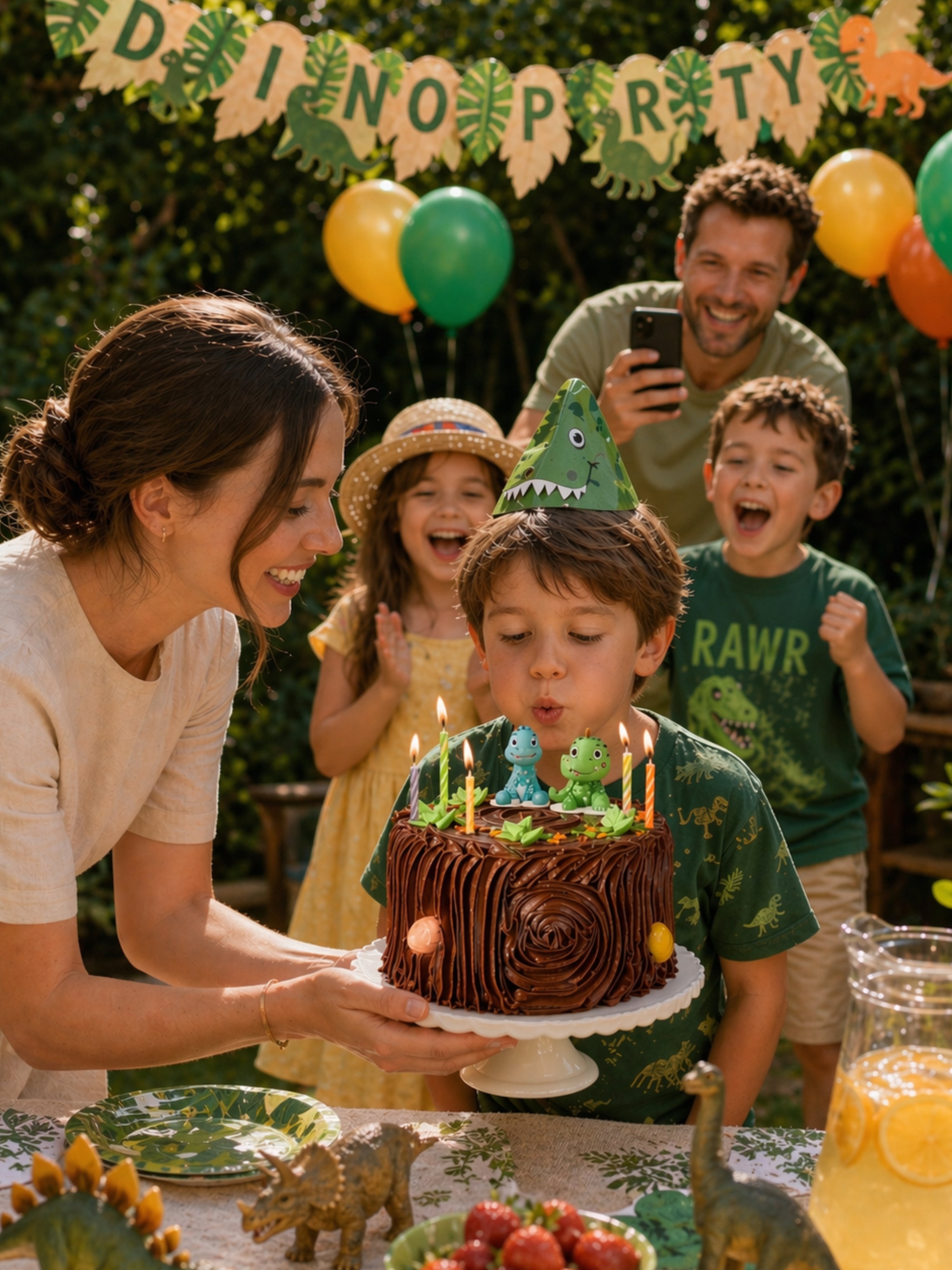 Chocolate Dinosaur Cake