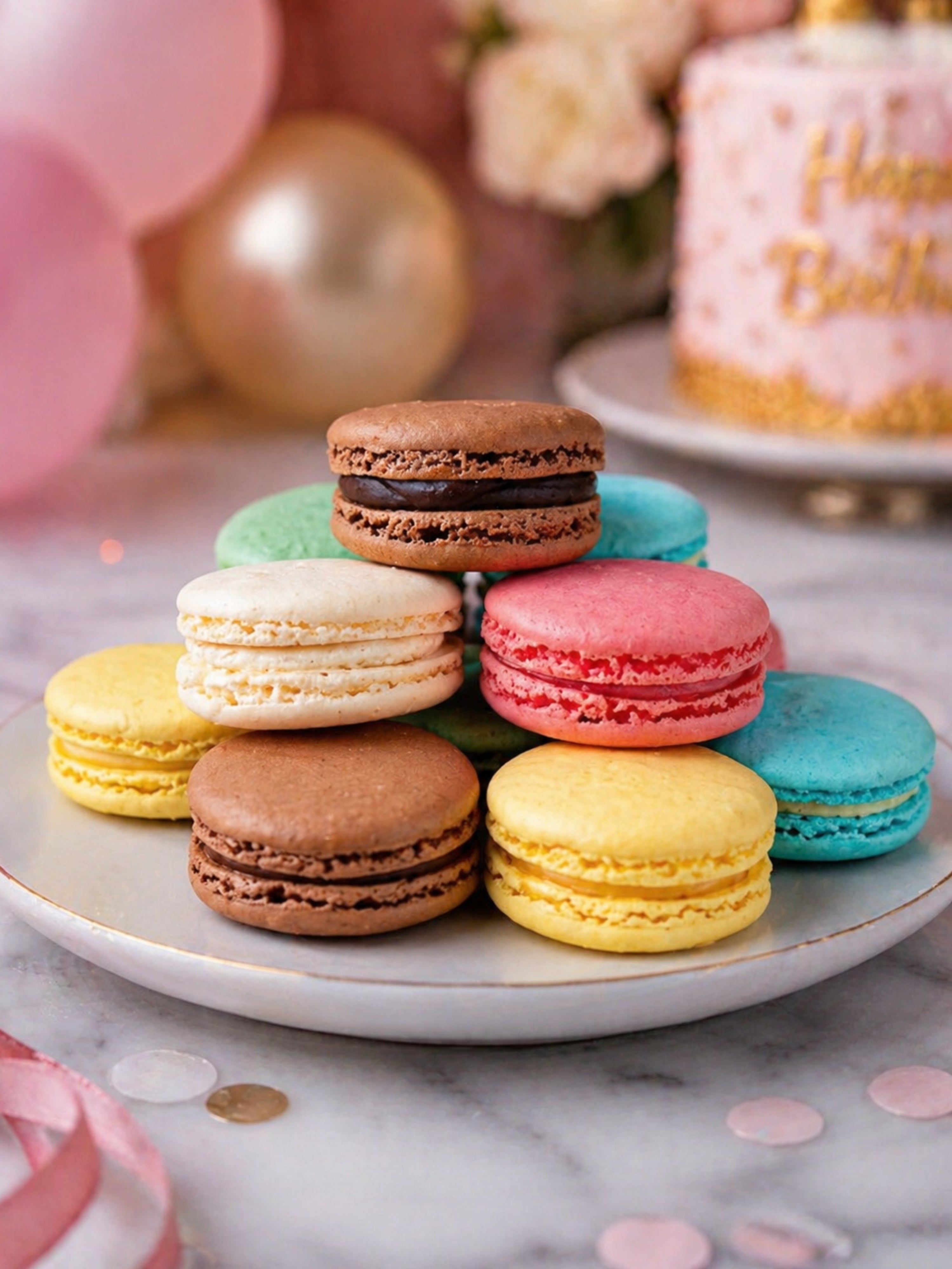 Happy Birthday Macarons