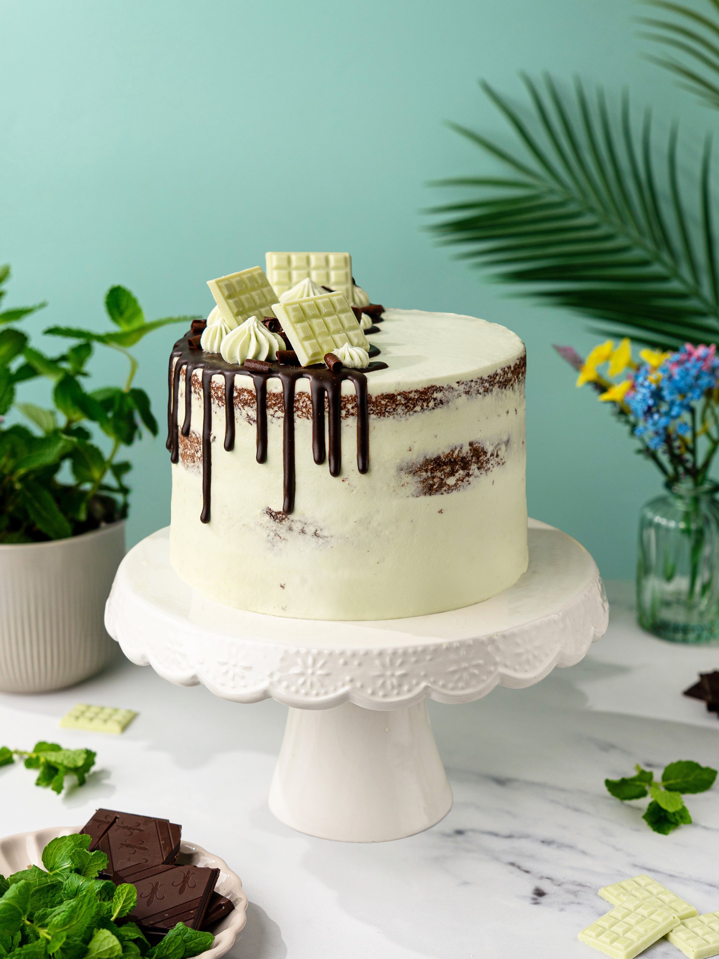 Mint Choc Chip Cake