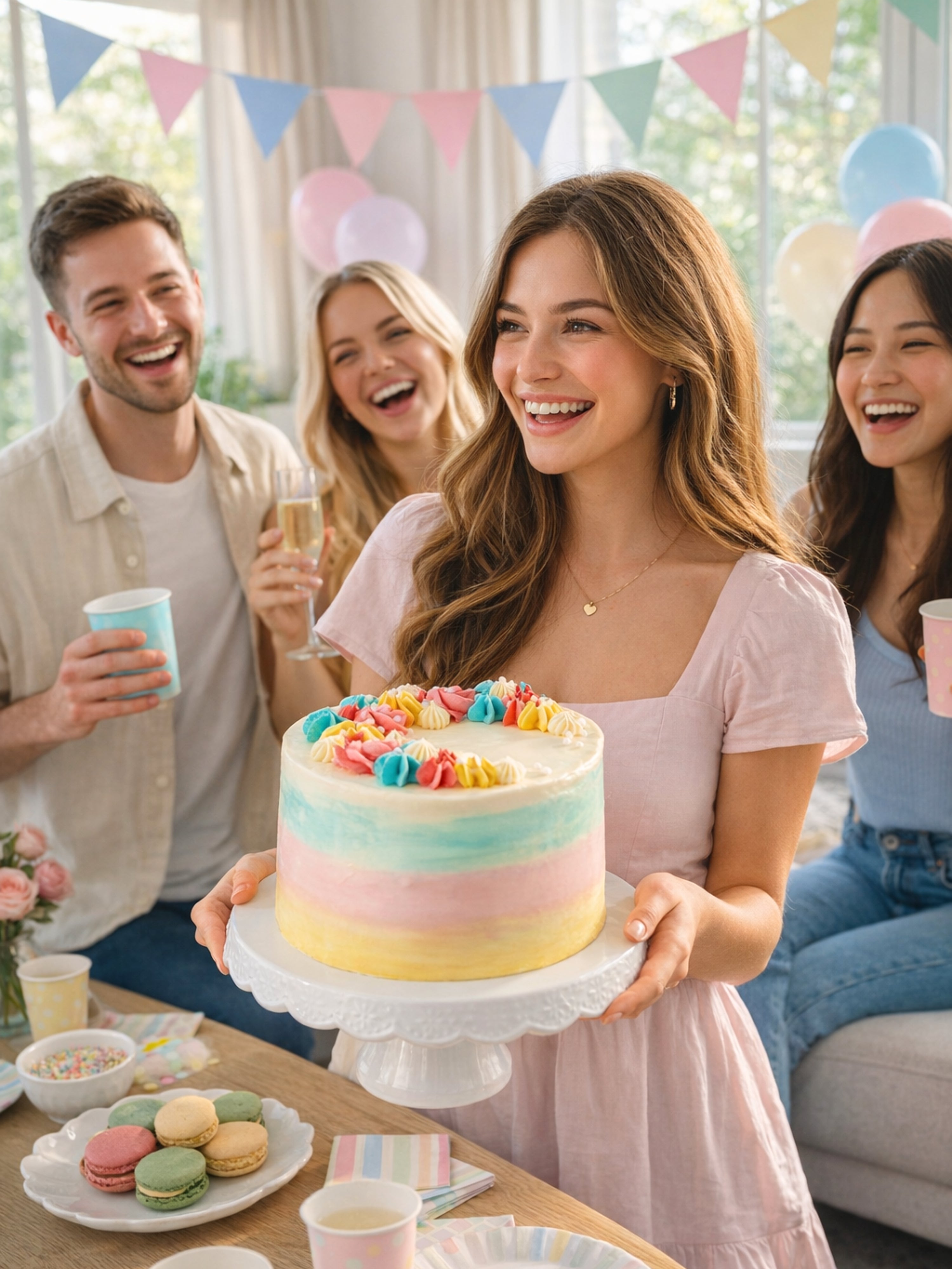 Pastel Dream Celebration Cake