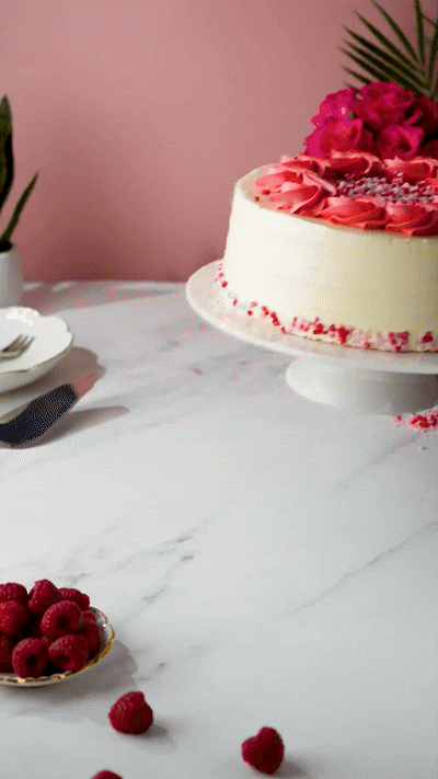 Patisserie Valerie's handmade Ultimate Raspberry Ripple Cake cake delivery 