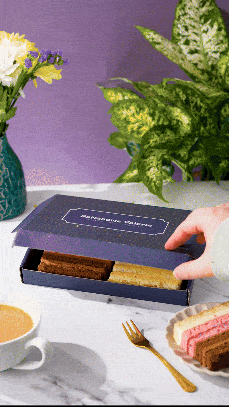 Patisserie Valerie's handmade Summer Quartet – Sponge Cake Gift Box cake delivery 