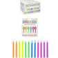 Angel Flames Coloured Party Candles - 12 Pack - Patisserie Valerie