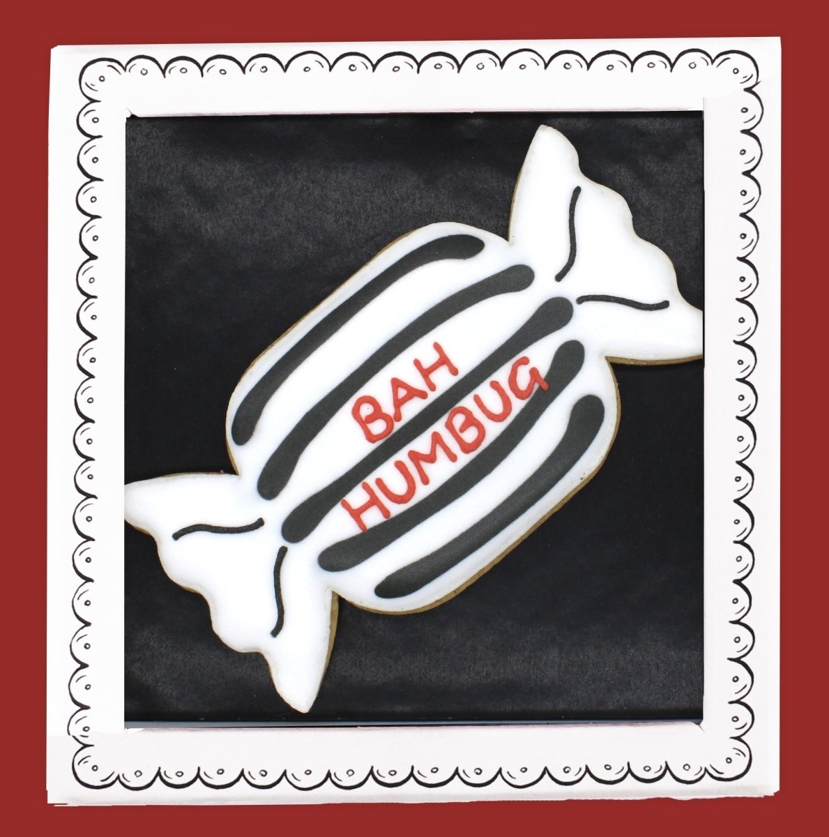 Bah Humbug! Letterbox Biscuit - Patisserie Valerie