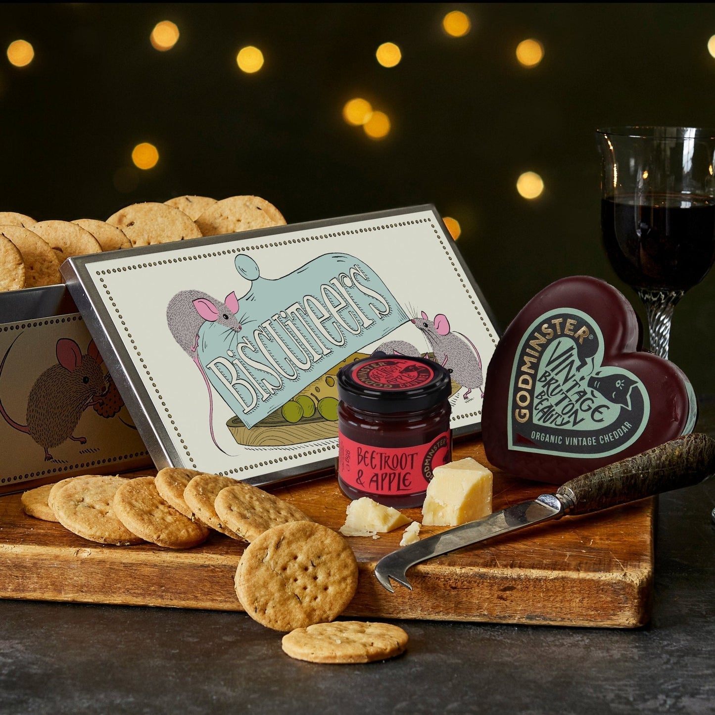 Bicuiteers Say Cheese! Biscuit Tin - Patisserie Valerie