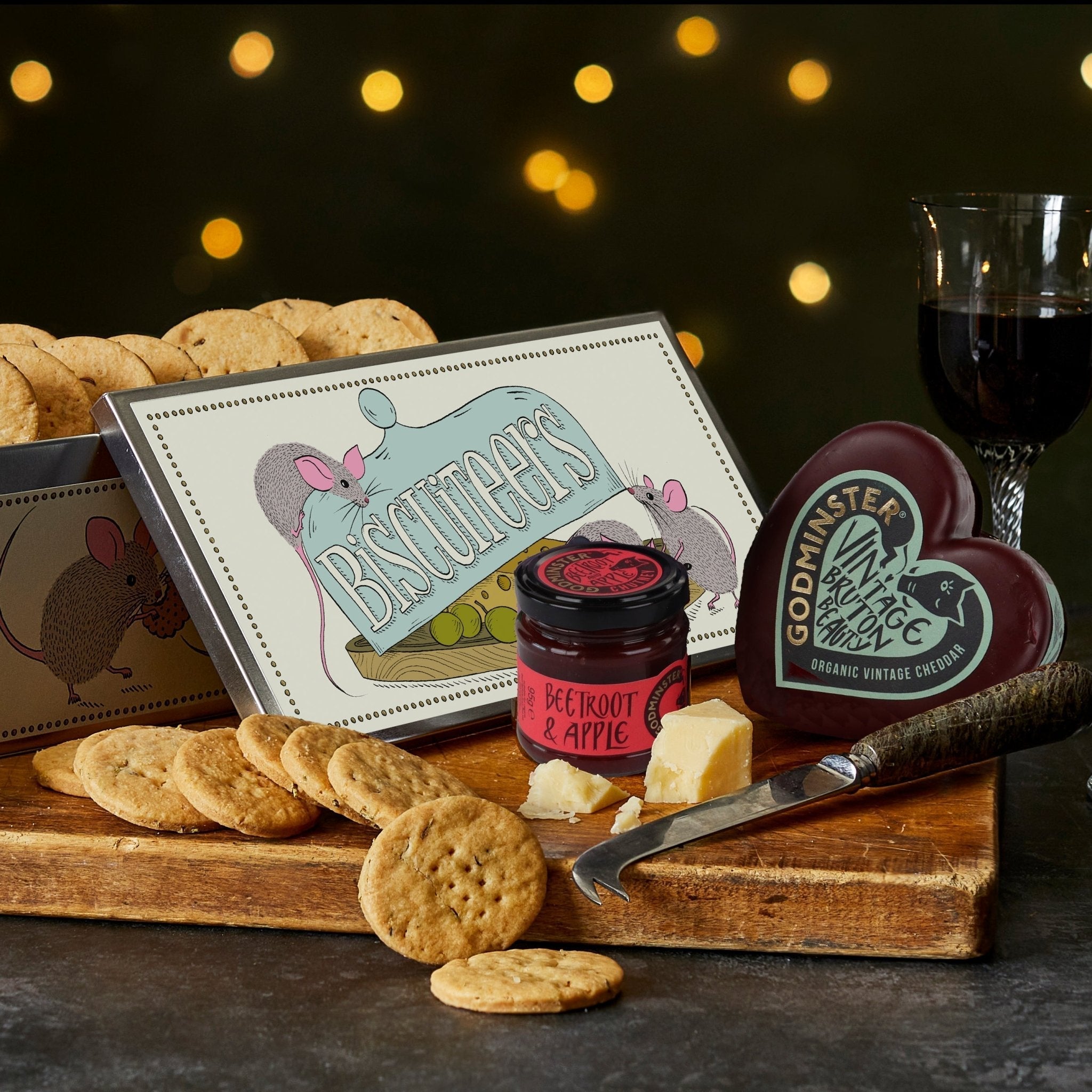 Bicuiteers Say Cheese! Biscuit Tin - Patisserie Valerie