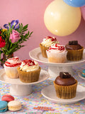 Birthday Cupcake Gift Box – 6 Assorted Luxury Cupcakes with Filled Centres - Patisserie Valerie