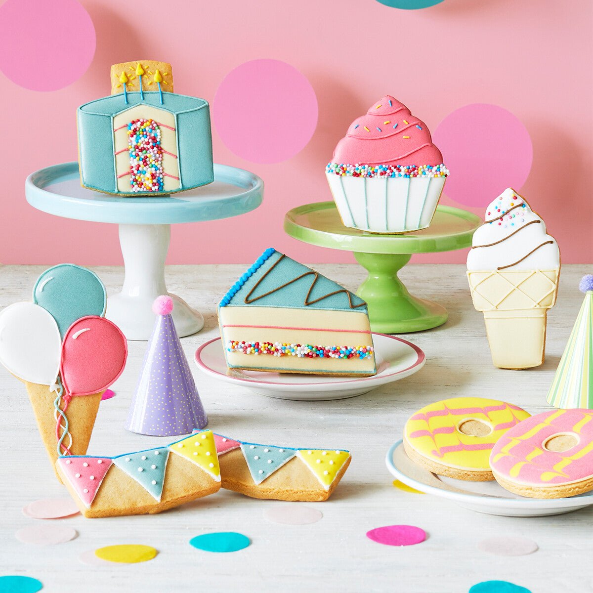 Biscuiteers Birthday Treats Biscuit Tin