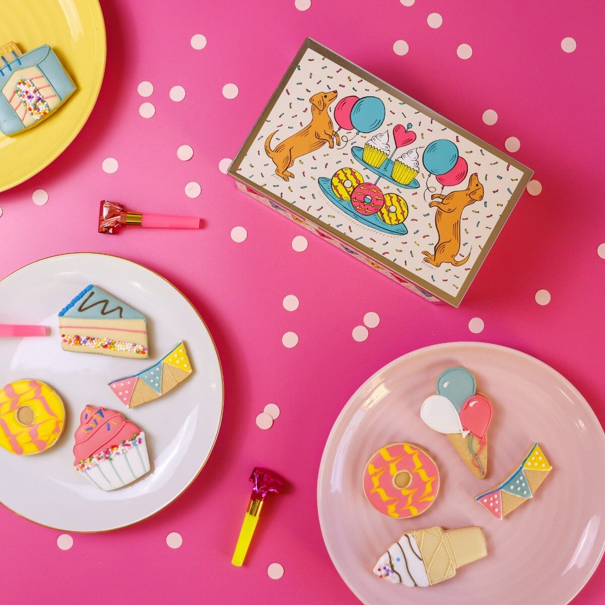 Biscuiteers Birthday Treats Biscuit Tin