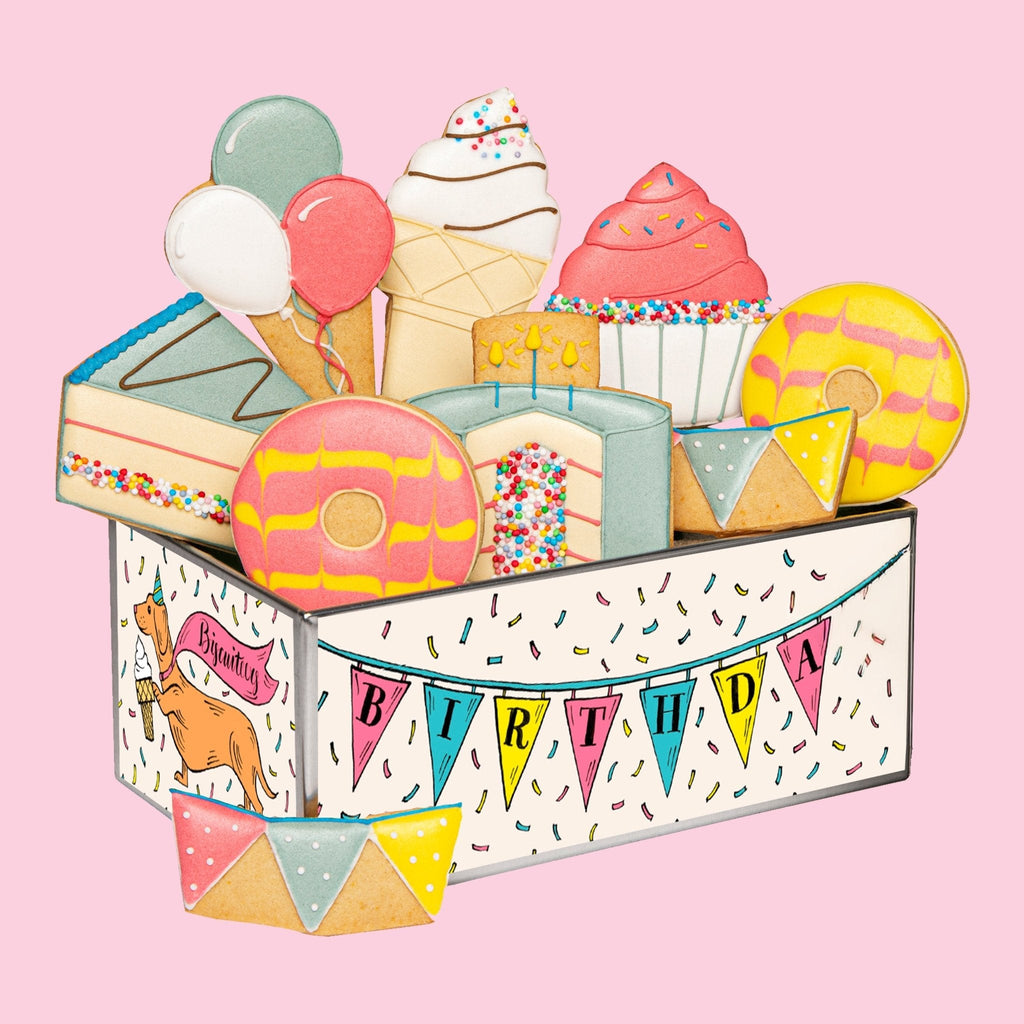 Biscuiteers Birthday Treats Biscuit Tin
