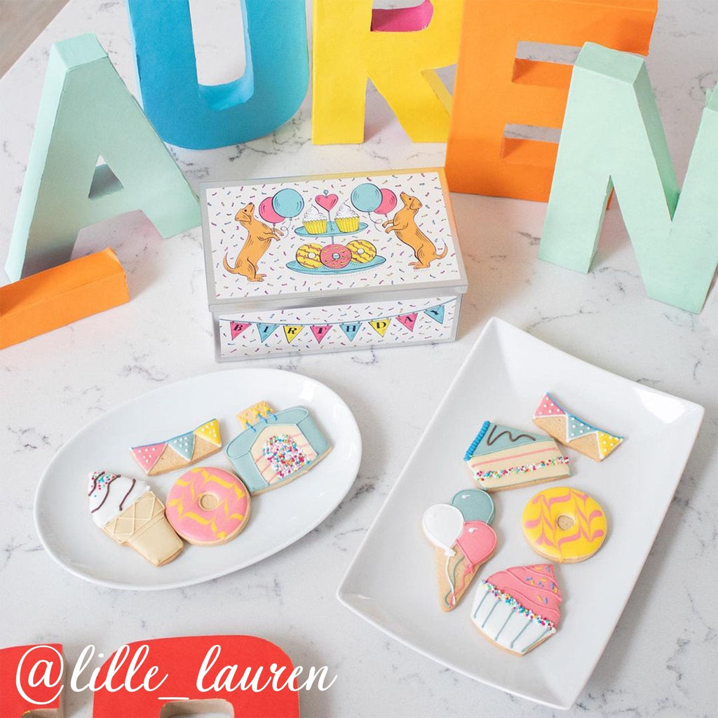 Biscuiteers Birthday Treats Biscuit Tin