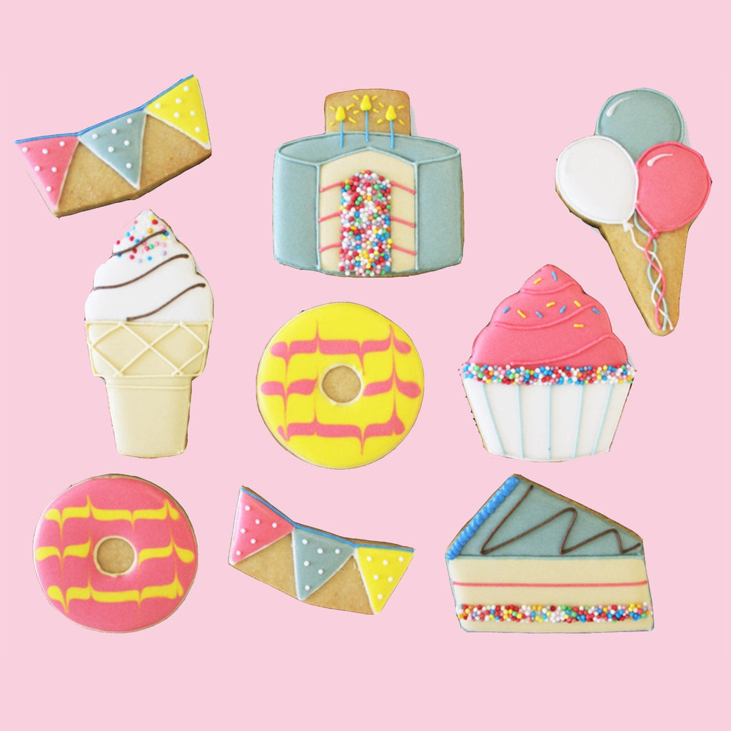 Biscuiteers Birthday Treats Biscuit Tin