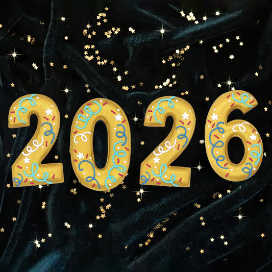 Biscuiteers 2026 New Year Letterbox Biscuits