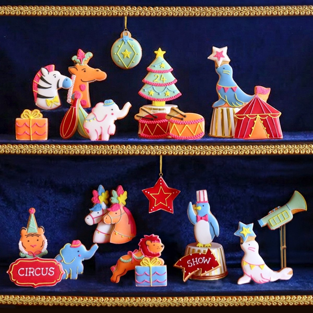 Biscuiteers Advent Luxe Biscuit Tin - Patisserie Valerie
