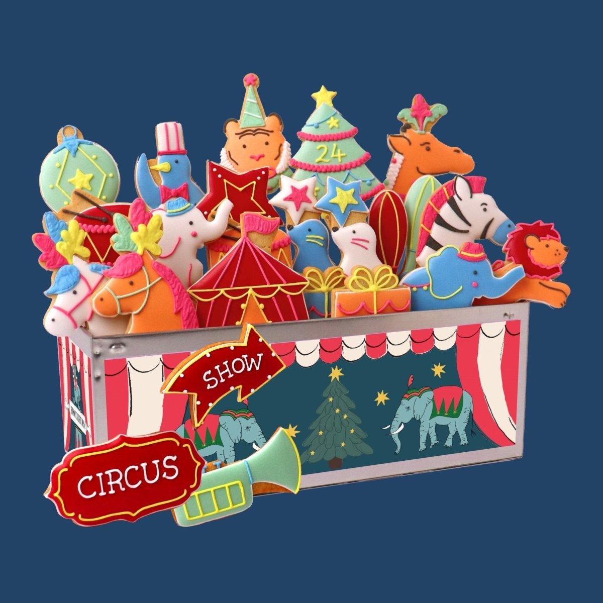 Biscuiteers Advent Luxe Biscuit Tin - Patisserie Valerie
