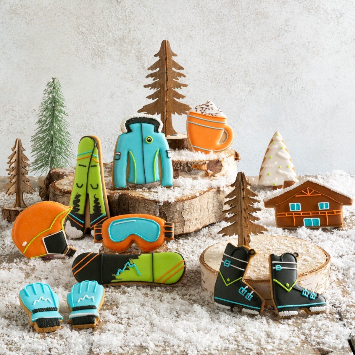 Biscuiteers Apres Ski Luxe Biscuit Tin - Patisserie Valerie