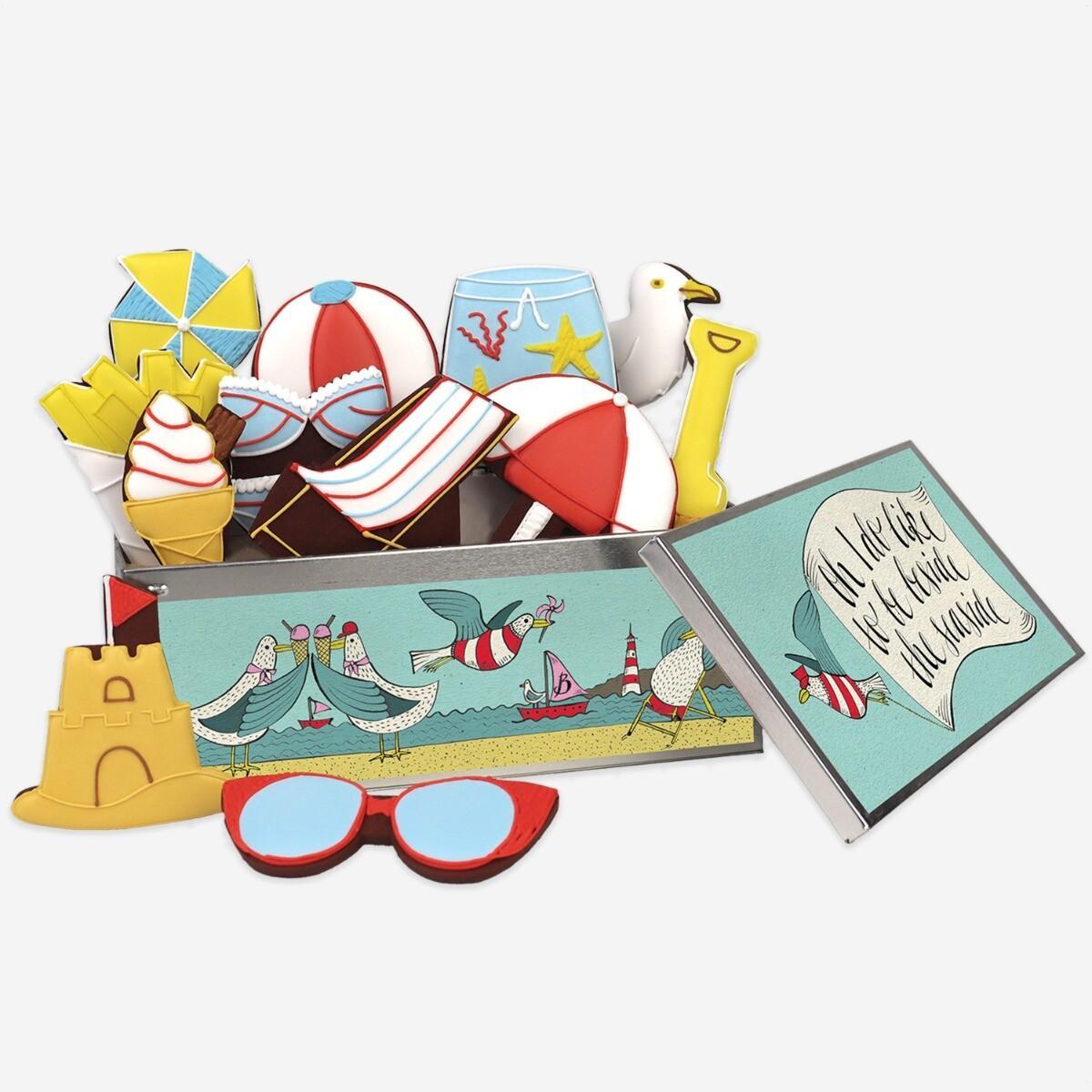 Biscuiteers 'Beside The Seaside' Biscuit 275g - Patisserie Valerie