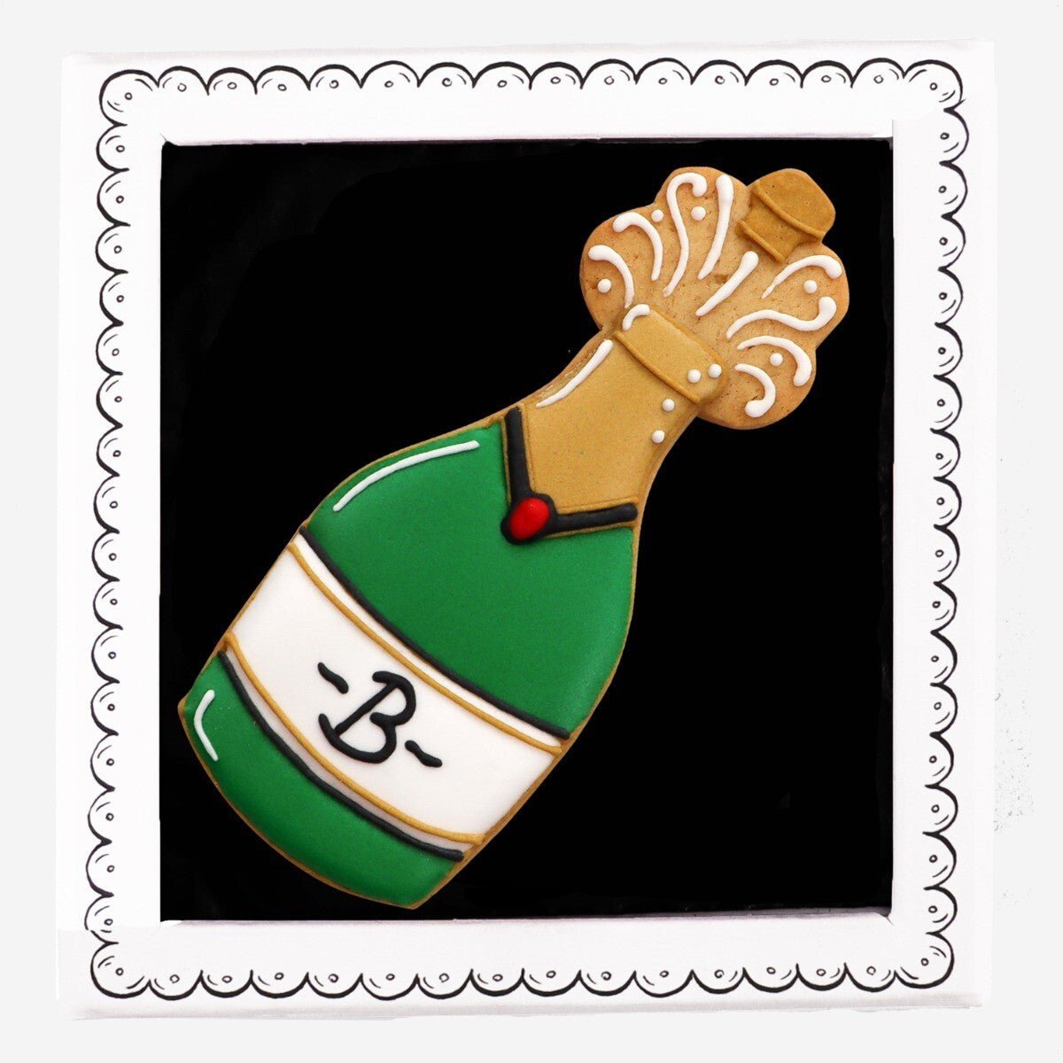 Champagne Letterbox Biscuits