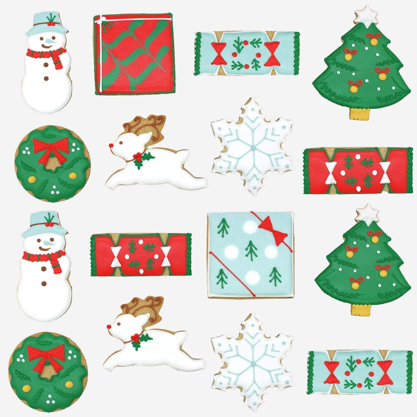 Biscuiteers Chocolate Merry & Bright Luxe Biscuit Tin - Patisserie Valerie