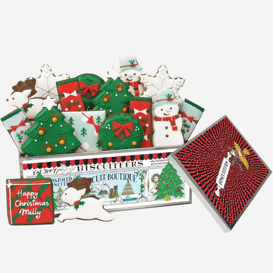 Biscuiteers Christmas Chocolate Hamper