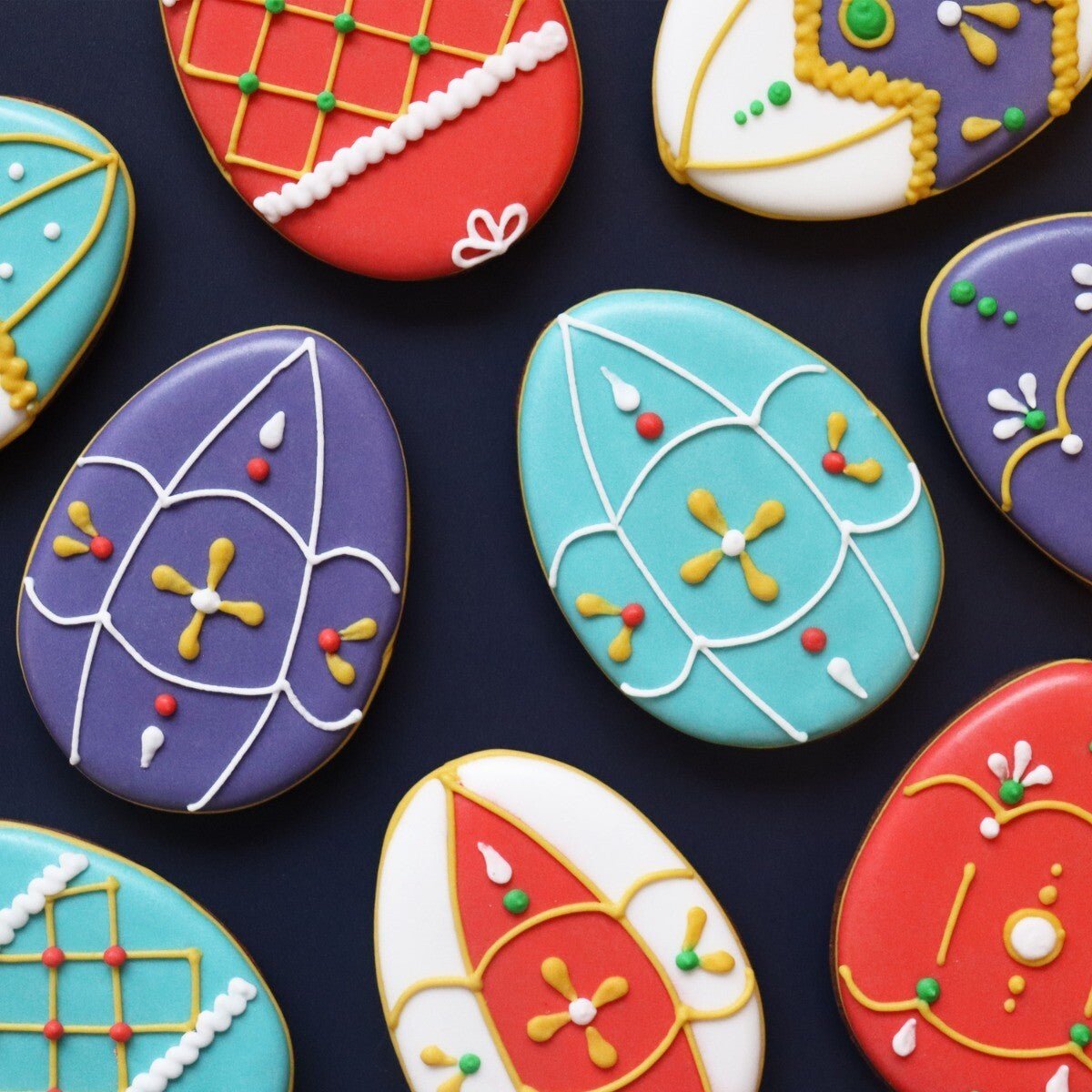 Biscuiteers Fabergé Eggs Biscuit Tin - Patisserie Valerie