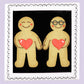 Biscuiteers Gingers In Love Letterbox Biscuits - Patisserie Valerie