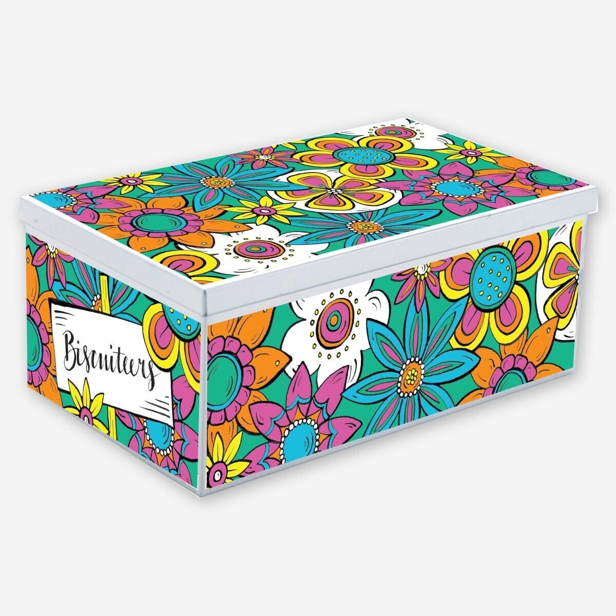 Patisserie Valerie's handmade Biscuiteers Hand-Iced Flower Power Biscuits 160g cake delivery 