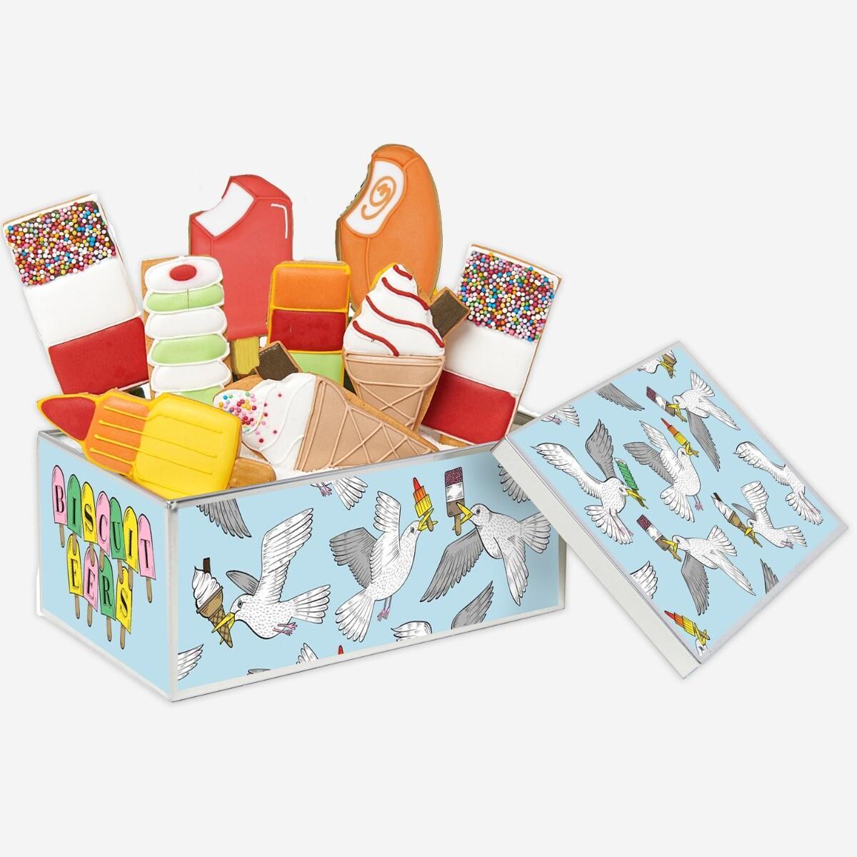Biscuiteers Hand - Iced Ice Lollie Biscuits 160g - Patisserie Valerie