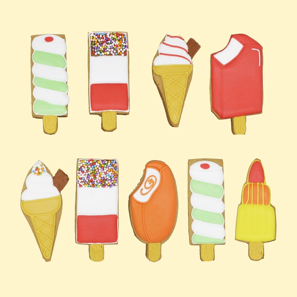 Biscuiteers Ice Lollies Biscuit Tin - Patisserie Valerie