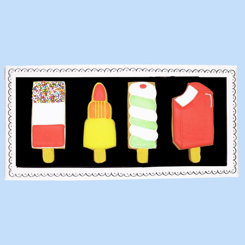 Biscuiteers Ice Lollies Letterbox Biscuits - Patisserie Valerie