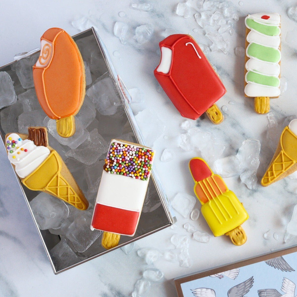 Biscuiteers Ice Lollies Letterbox Biscuits - Patisserie Valerie