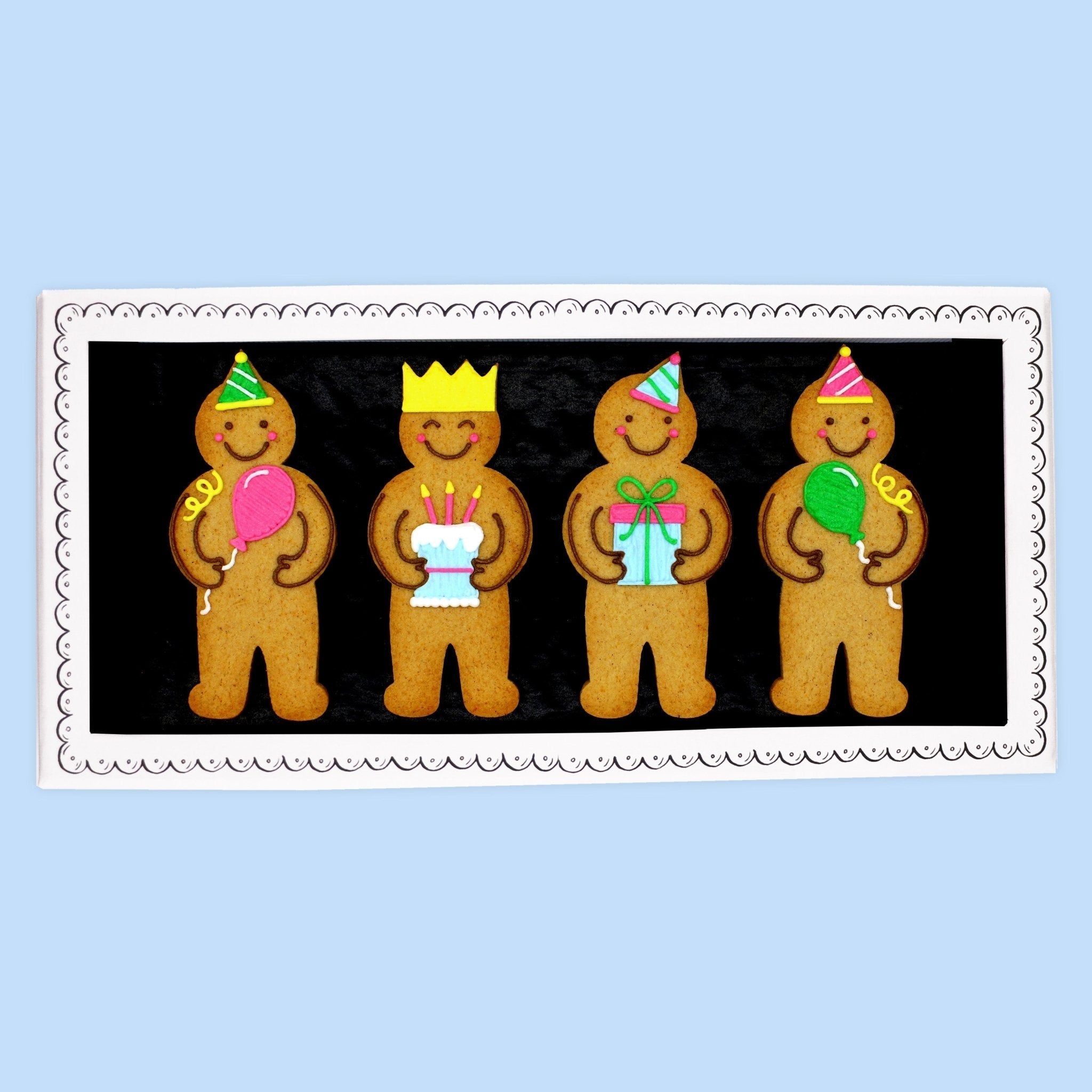 Jolly Birthday Party Letterbox Biscuits