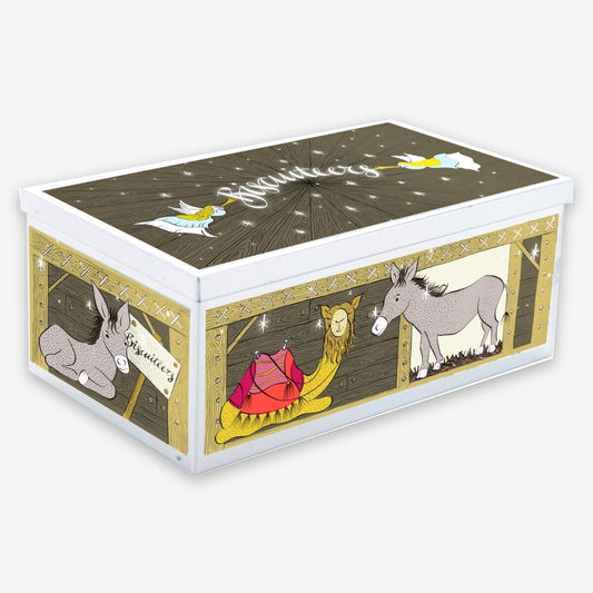 Biscuiteers Nativity Christmas Biscuit Tin