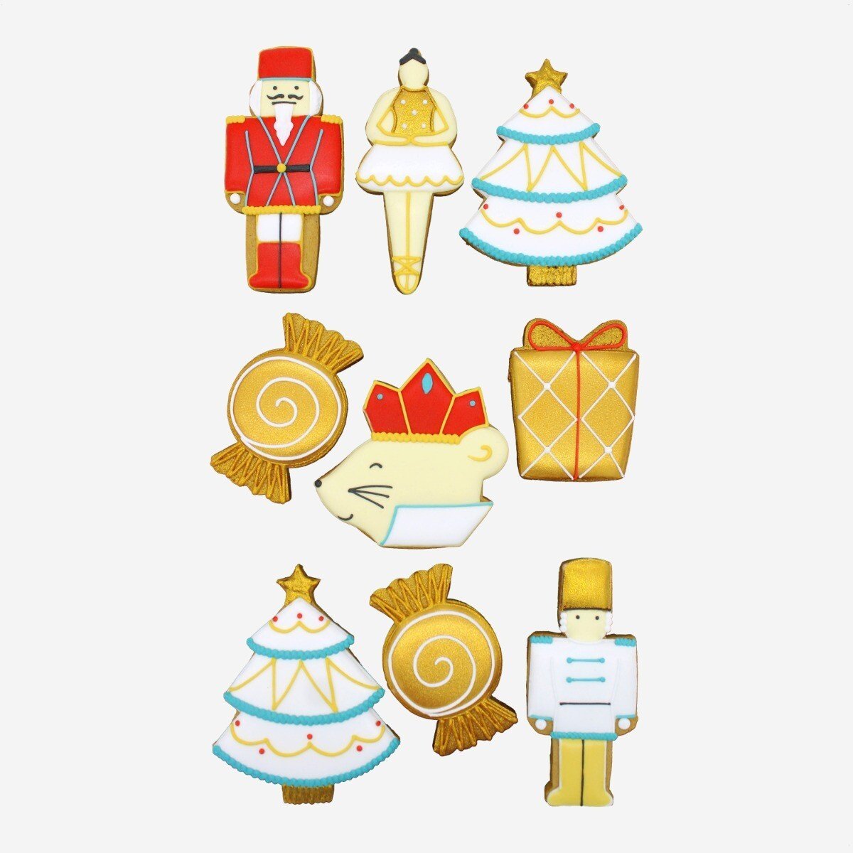Biscuiteers Nutcracker Biscuit Tin - Patisserie Valerie