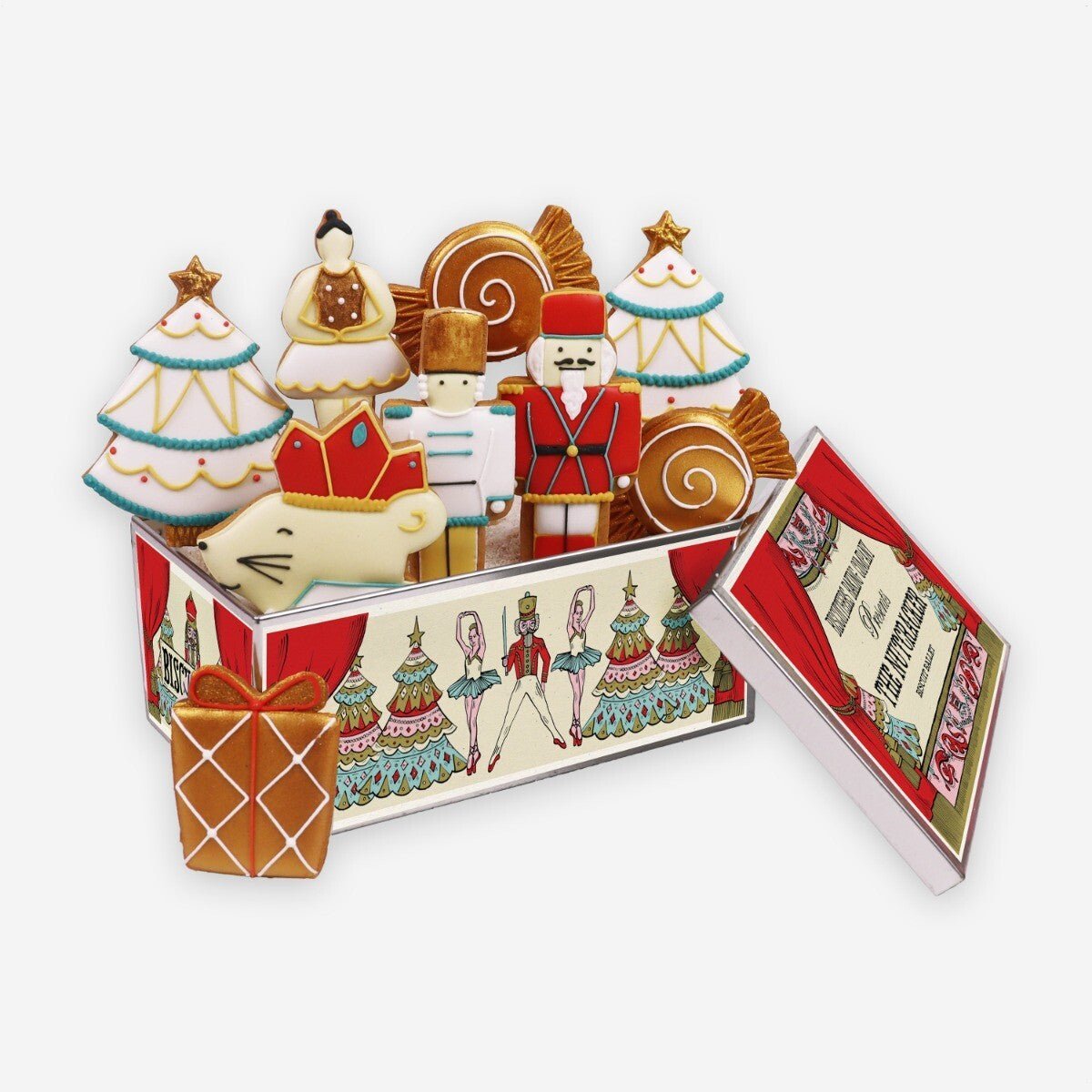 Biscuiteers Nutcracker Biscuit Tin - Patisserie Valerie