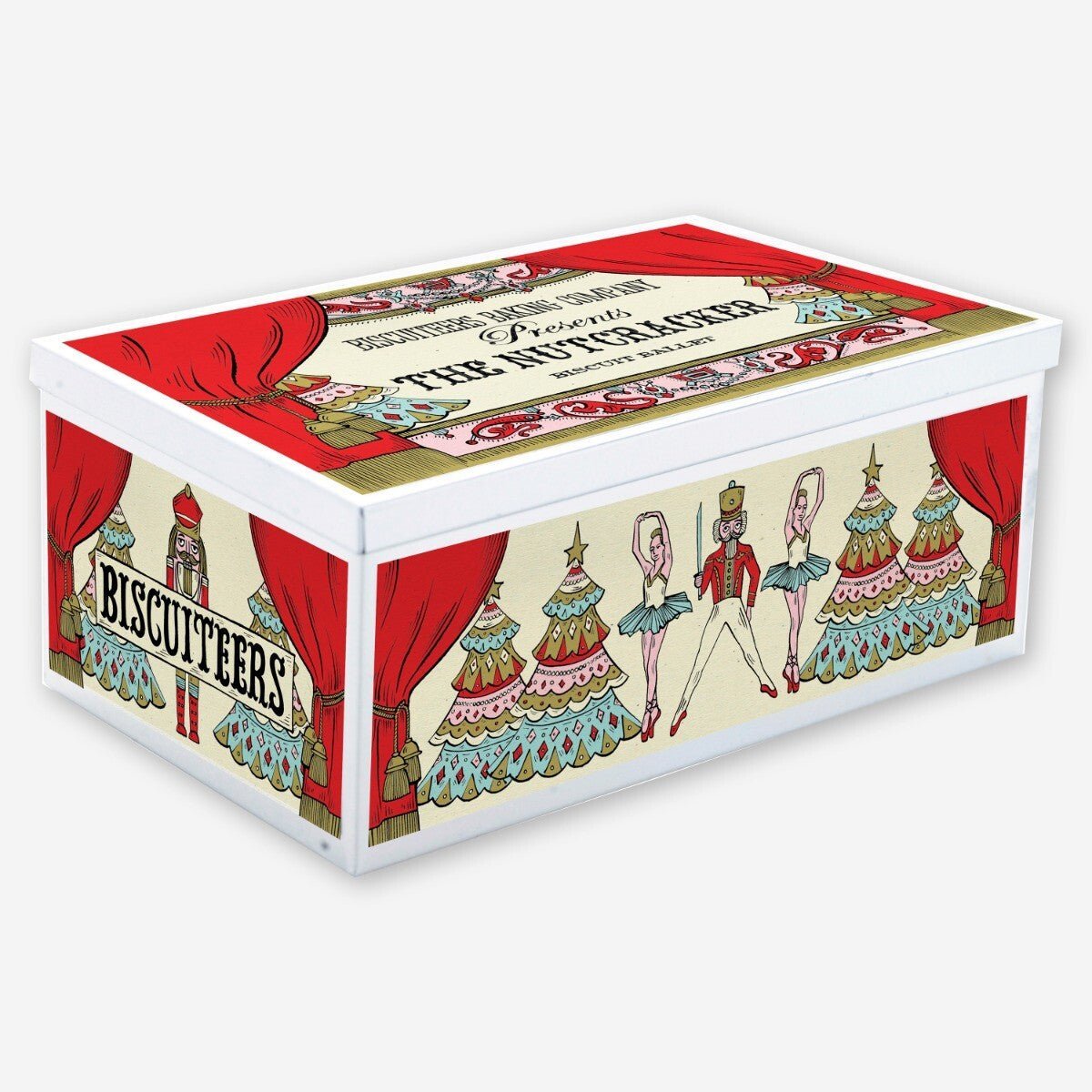 Biscuiteers Nutcracker Biscuit Tin - Patisserie Valerie
