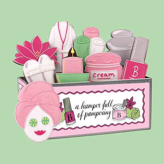 Biscuiteers Pamper Hamper Biscuit Tin