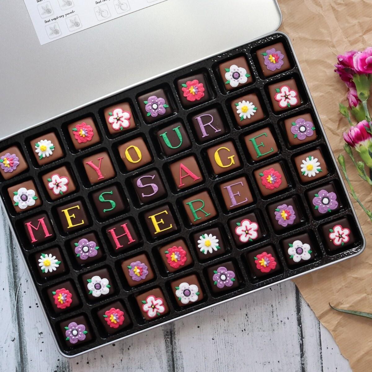 Patisserie Valerie's handmade Biscuiteers Personalised Chocolate Bouquet Giant cake delivery 