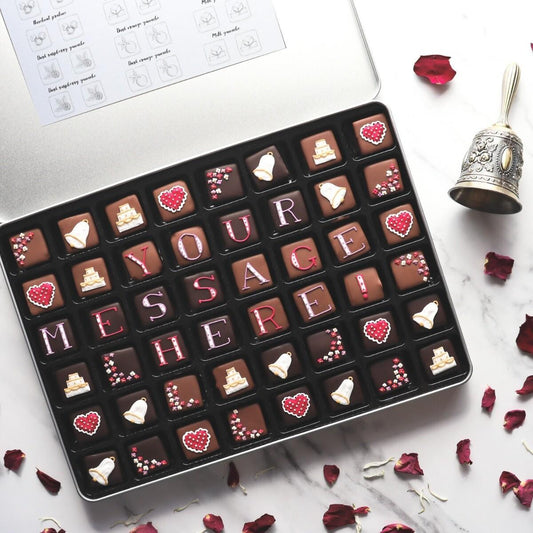 Biscuiteers Personalised Wedding Chocolate Bouquet Giant