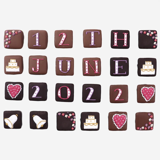 Biscuiteers Personalised Wedding Chocolate Bouquet Medium